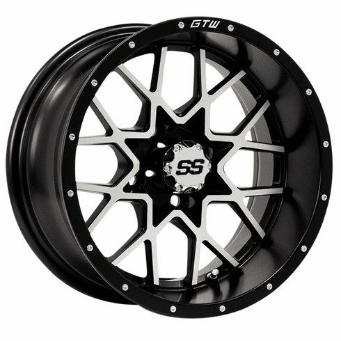 GTW 14"  Vortex Wheel Matte Black/Machined