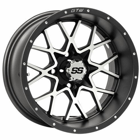 GTW 14"  Vortex Wheel Matte Grey/Machined