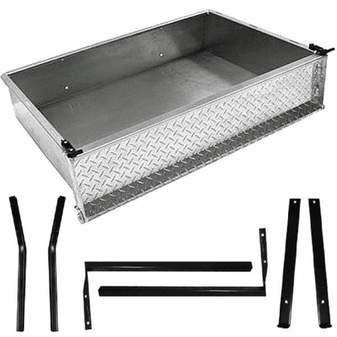 GTW Aluminum Cargo Box Kit For EZGO RXV (Years 2007-2016)