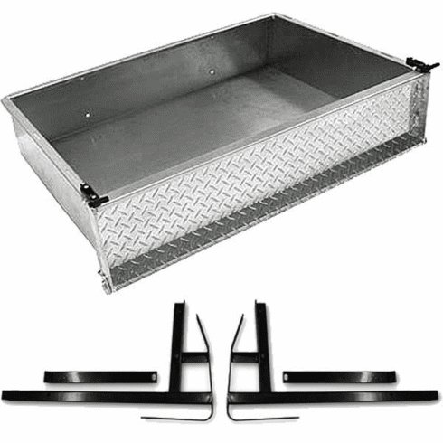 GTW Aluminum Cargo Box Kit For EZGO TXT/T48 (Years 1994.5-Up)