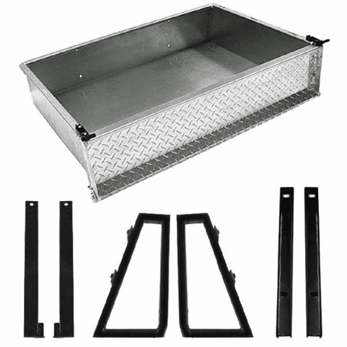 GTW Aluminum Cargo Box Kit For Yamaha Drive2 (Years 2016-Up)