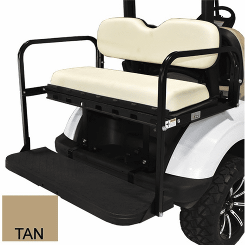 GTW MACH3 Rear Flip Seat for EZGO TXT - Tan (Years 1994.5-Up)