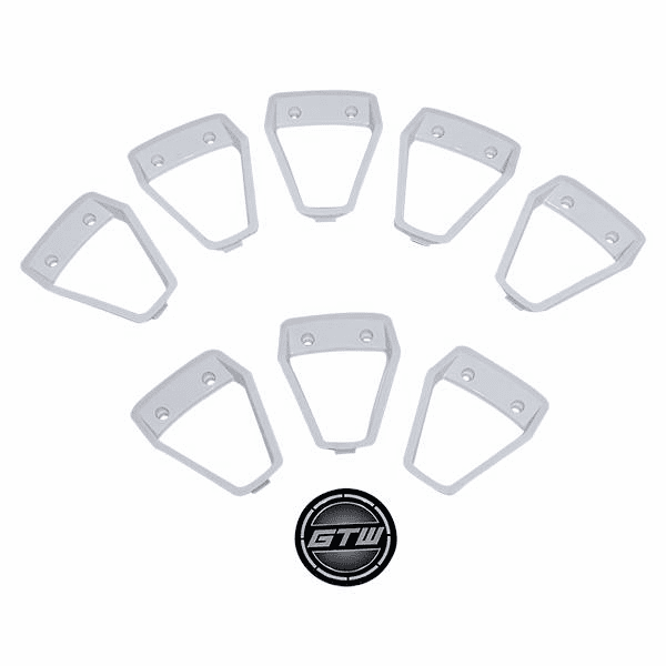 GTW White Wheel Inserts for 12x7 Nemesis Wheel
