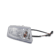 HEADLIGHT - PASS SIDE - BLACK PLUGS - STAR CLASSIC 2009+