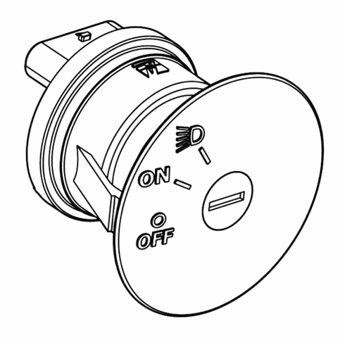 Ignition Switch- EZGO TXT- 6 Prong