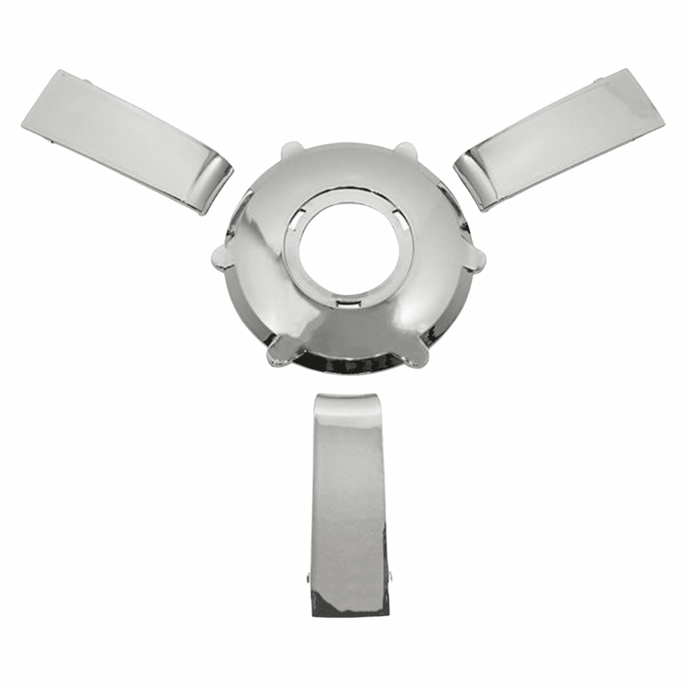 INSERT CAP & SPOKE SET ONLY FOR GIAZZA SOFT TOUCH STEER WHEEL - CHROME