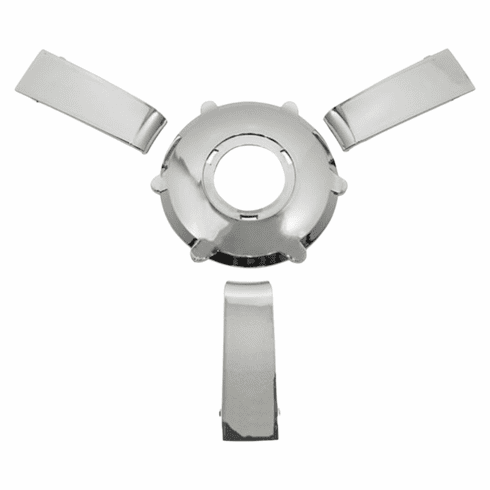 INSERT CAP & SPOKE SET ONLY FOR GIAZZA SOFT TOUCH STEER WHEEL - CHROME