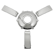 INSERT CAP & SPOKE SET ONLY FOR GIAZZA SOFT TOUCH STEER WHEEL - CHROME