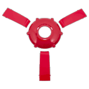 INSERT CAP & SPOKE SET ONLY FOR GIAZZA SOFT TOUCH STEER WHEEL - RED