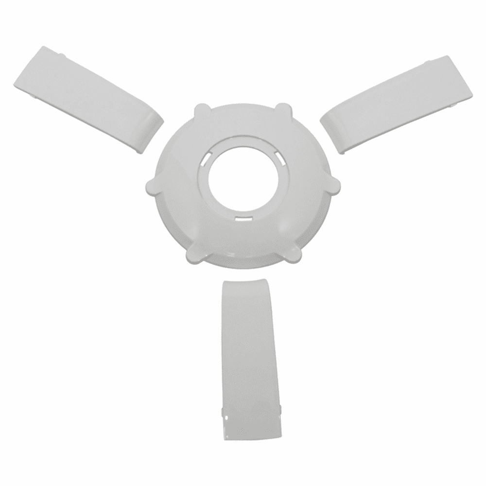 INSERT CAP & SPOKE SET ONLY FOR GIAZZA SOFT TOUCH STEER WHEEL - WHITE
