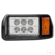LED Headlight Assembly, Driver Side, Club Car DS 93+, 12-48V, Factory Style