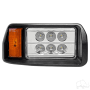 LED Headlight Assembly, Passenger Side, Club Car DS 93+, 12-48V, Factory Style