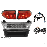 RHOX LED Light Bar Kit w/ Plug and Play Harness, Club Car Precedent, Electric 08.5+, 12-48v