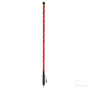 LED Whip Light Stick, 4' RGB Wrapped with remote Control Color