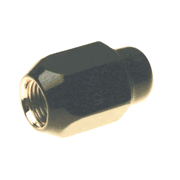 LUG NUT 1/2" 3/4 HEX BLACK