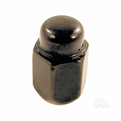 Lug Nut, Acorn Flat Black Metric M12x1.25