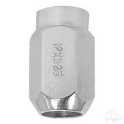 Lug Nut, Chrome Closed End Metric 12mm-1.25, OD 3/4"