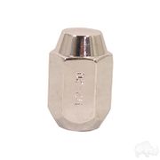 Lug Nut, Chrome Closed End Standard 1/2"-20, OD 3/4"