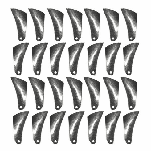 MadJax Directional Carbon Fiber Inserts For 14"  Blackhawk Wheel