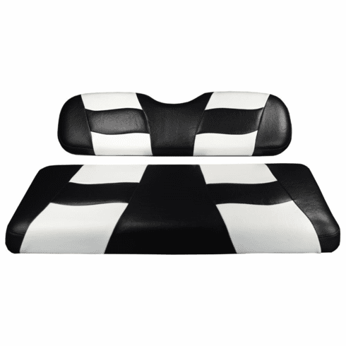 MadJax Riptide Black/White Two-Tone Genesis 150 Rear Seat Covers