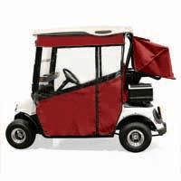 RedDot Club Car Chameleon 2 Passenger Track Style Red Enclosure