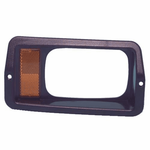 Passenger - Club Car Headlight Bezel W/ Yellow Signal (Years 1986-1992)