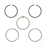 Piston Ring Set, +.25mm, E-Z-Go 4 Cycle Gas 96-08 Fuji-Robin Only, 350cc