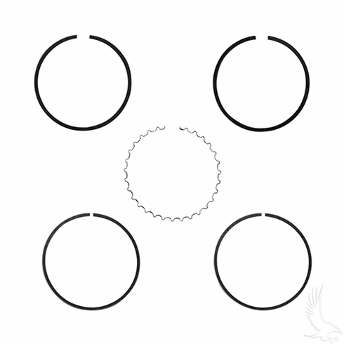Piston Ring Set, +.25mm, E-Z-Go 4 Cycle Gas 93-08 Fuji-Robin Only, 295cc Only