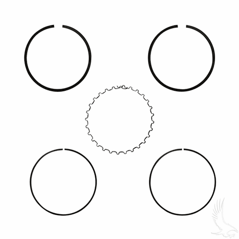 Piston Ring Set, +.50mm, E-Z-Go 4 Cycle Gas 93-08 Fuji-Robin Only, 295cc Only, MCI
