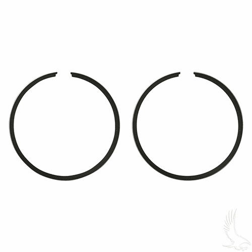 Piston Ring Set, PACK OF 2 +.25mm, E-Z-Go 2 Cycle Gas 76-94