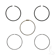 Piston Ring Set, Standard, E-Z-Go 4 Cycle Gas 96-08 Fuji-Robin Only, 350cc