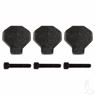 Ramp Shoe Kit, PACK of 3, Secondary Clutch, E-Z-Go Gas 94-08