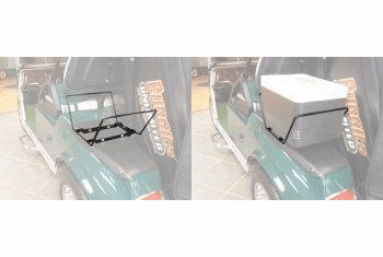 Rear Fender Mounting Basket for 12-Pack Cooler