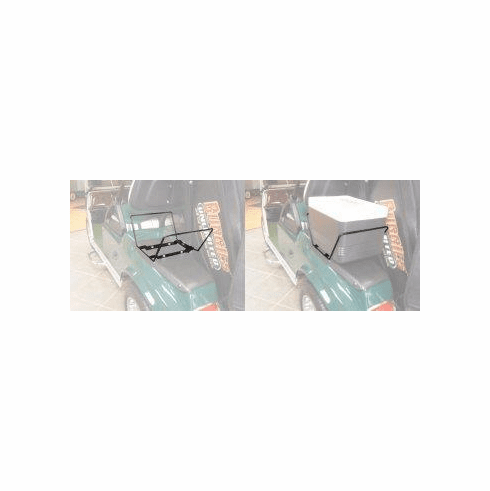 Rear Fender Mounting Basket for 12-Pack Cooler