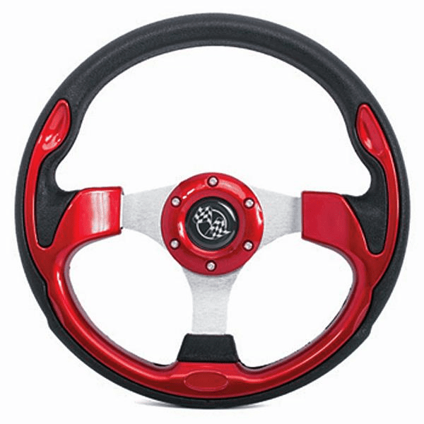 Red Rally Steering Wheel