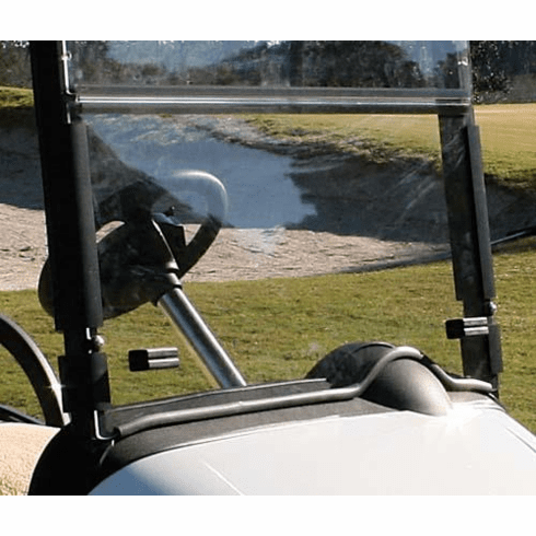 RedDot 2008-2023 EZGO RXV 1/4Ã¢â‚¬Å‚ Folding Clear Windshield with Rubber Trim