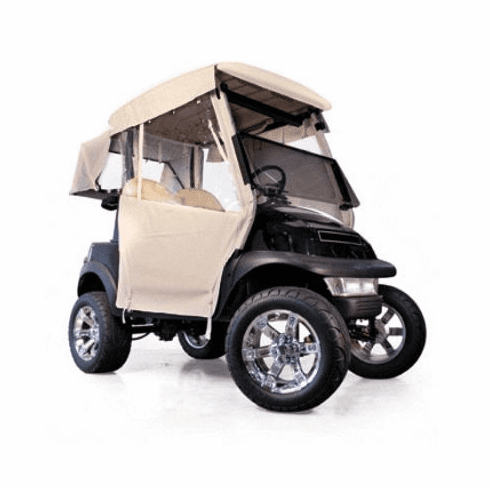 RedDot Club Car Carryall 500 Beige 3-Sided Over-The-Top Enclosure (Years 2014-Up)