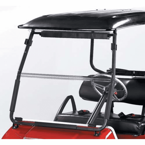 RedDot Club Car DS 1/4"  Folding Clear Windshield (Years 1982-2000.5)