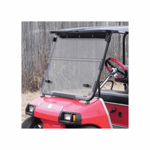 RedDot Club Car DS Impact-Resistant Folding Clear Windshield (Years 1982-2000.5)