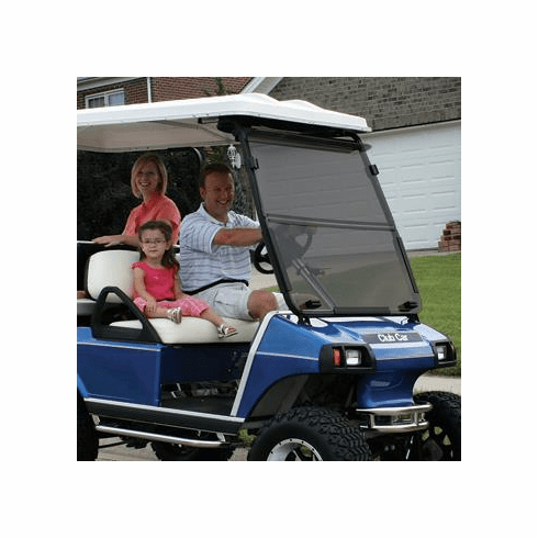 RedDot Club Car DS Impact-Resistant Folding Tinted Windshield (Years 2000-Up)