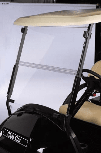 RedDot Club Car Precedent/Tempo/Onward 1/4"  Folding Clear Windshield (Years 2004-Up)
