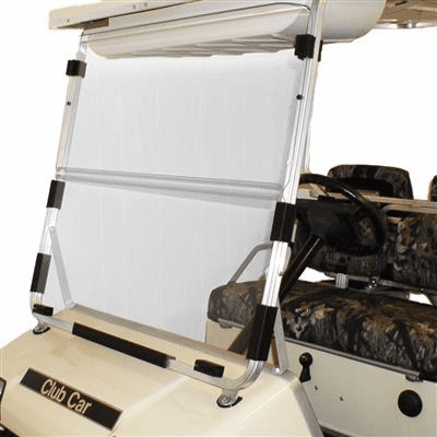 RedDot Club Car Tinted 1/4" Folding Windshield (Years 1982-2000.5)