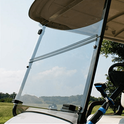 RedDot E-Z-GO TXT Clear Bolt Impact-Resistant Folding Windshield (Years 1994.5-2013)