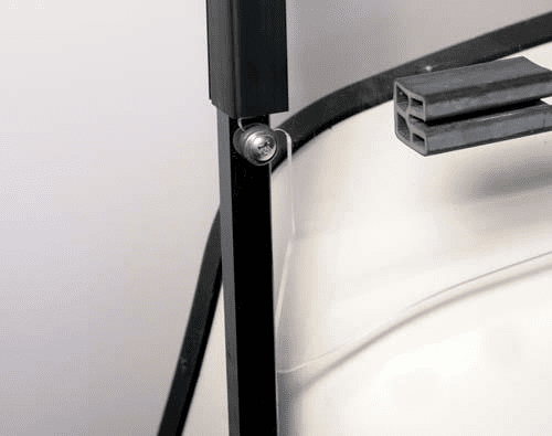 RedDot EZGO TXT 1/4"  Bolt Folding Clear Windshield (Years 1994.5-2013)
