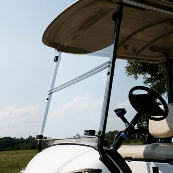 RedDot Yamaha G29/Drive Clear Impact-Resistant Folding Windshield (Years 2007-2016)