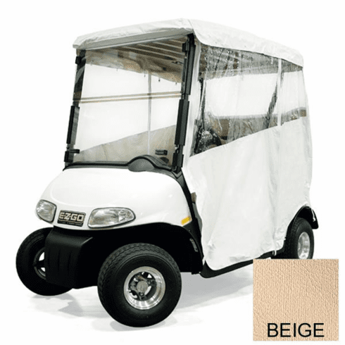 RedDot Yamaha G29/Drive w/ Tampa G New Style OEM Top Beige 3-Sided Over-the-Top Vinyl Enclosure (Years 2007-2016)