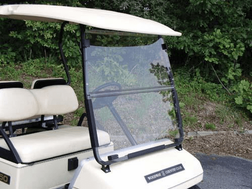 RedDot Yamaha Tinted Folding Windshield 3/16"  Thick Acrylic (Models G2/G9)