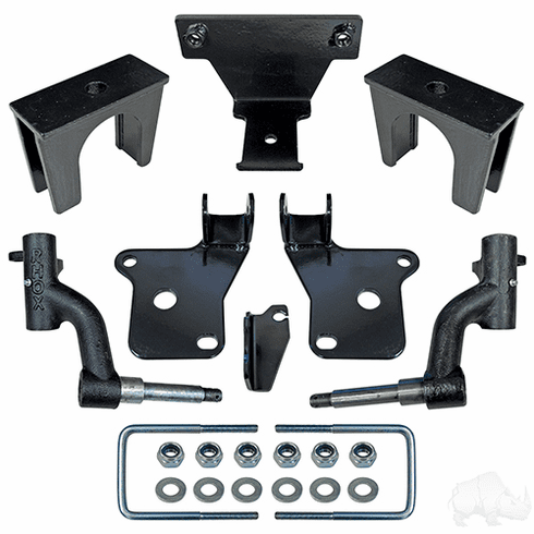RHOX 3" Drop Spindle Lift Kit, E-Z-Go RXV Gas 08-Feb13