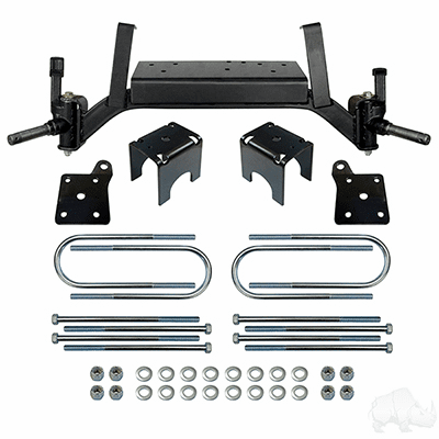 RHOX 5" Drop Axle Lift Kit, E-Z-Go TXT Gas 01.5-08.5 & Electric 01.5+