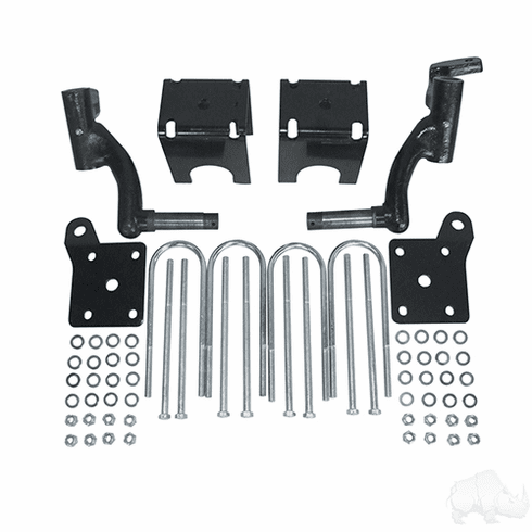 RHOX 6" Drop Spindle Lift Kit, E-Z-Go TXT Gas 01.5-08.5 & Electric 01.5+
